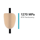 Sagemax Zirkon transluzent | NexxZr T Normal | W-98 A4 16 mm