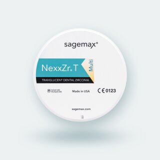 Sagemax Zirkon transluzent Multi | NexxZr T Multi Normal | W-98 A1 20 mm