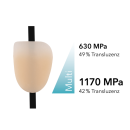 Sagemax Zirkon transluzent Multi | NexxZr T Multi Normal | W-98 C3 16 mm