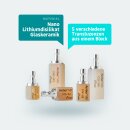 HASS Amber Mill | Lithiumdisilikat-Bl&ouml;cke | C14 | 12x14x18 mm | 5er-Pack D3