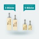 HASS Amber Mill | Lithiumdisilikat-Bl&ouml;cke | C14 | 12x14x18 mm | 5er-Pack D3