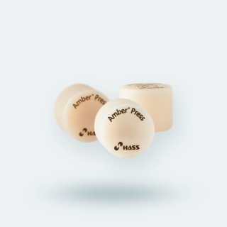 Amber Press | Lithiumdisilikat Press-Keramik R10 mm - LT | 5er-Pack A1