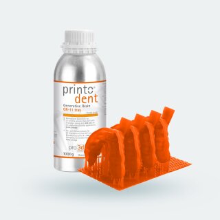 pro3dure printodent&reg; GR-11 tray 3D-Druck-Resin | 1 kg | orange