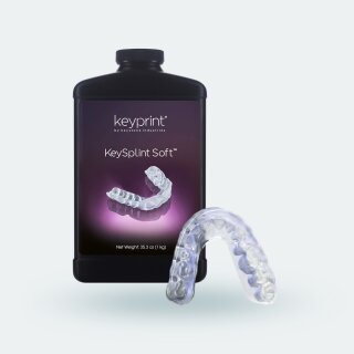 Keystone KeySplint Soft 3D-Druck-Resin | 1 kg | Schienen